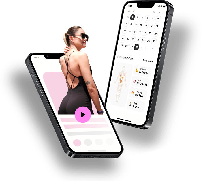 Serap Ekemen Fitness uygulama ekranı